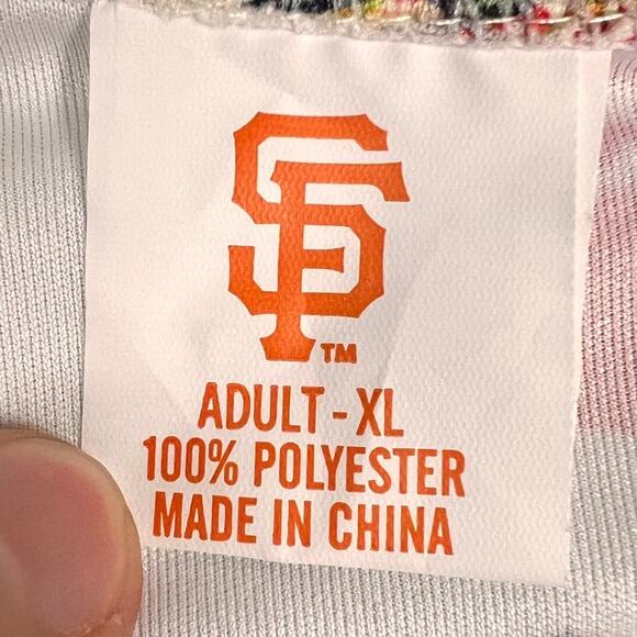 SAN FRANCISCO GIANTS Men's XL Novelty‎ Coca-Cola Hotdog Hawaiian Button Shirt - Picture 5 of 6